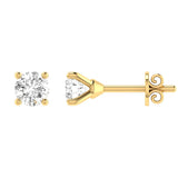 Diamond Stud Earrings with 0.30ct Diamonds in 18K Yellow Gold - 18YCE30