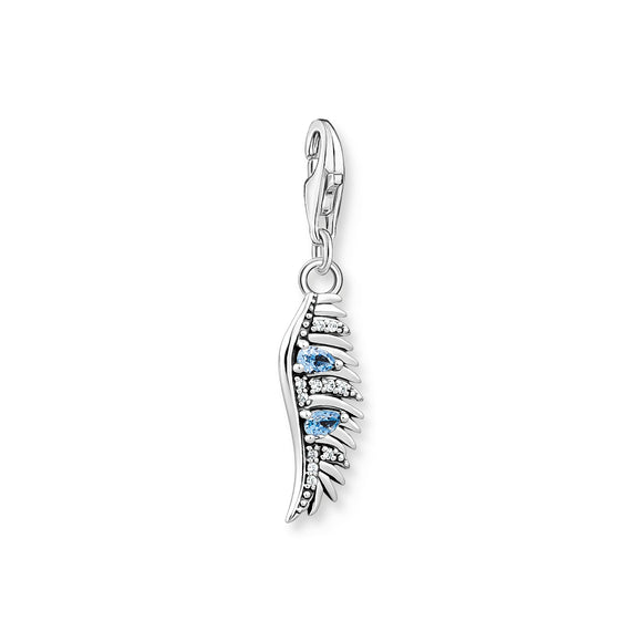 Thomas Sabo Charm pendant phoenix feather with blue stones silver CC1905