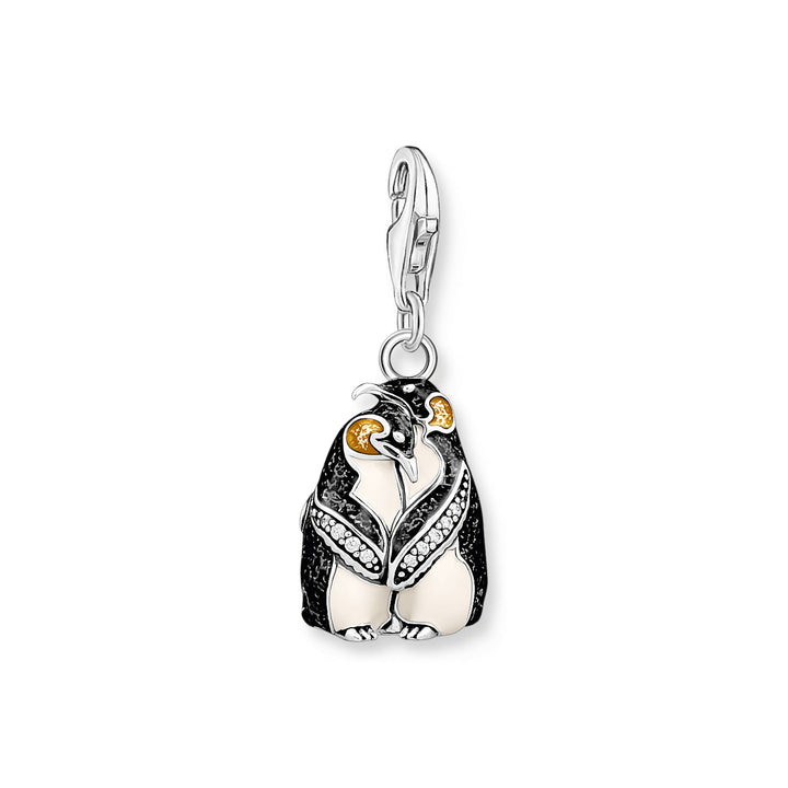 Thomas Sabo Charm pendant penguins silver