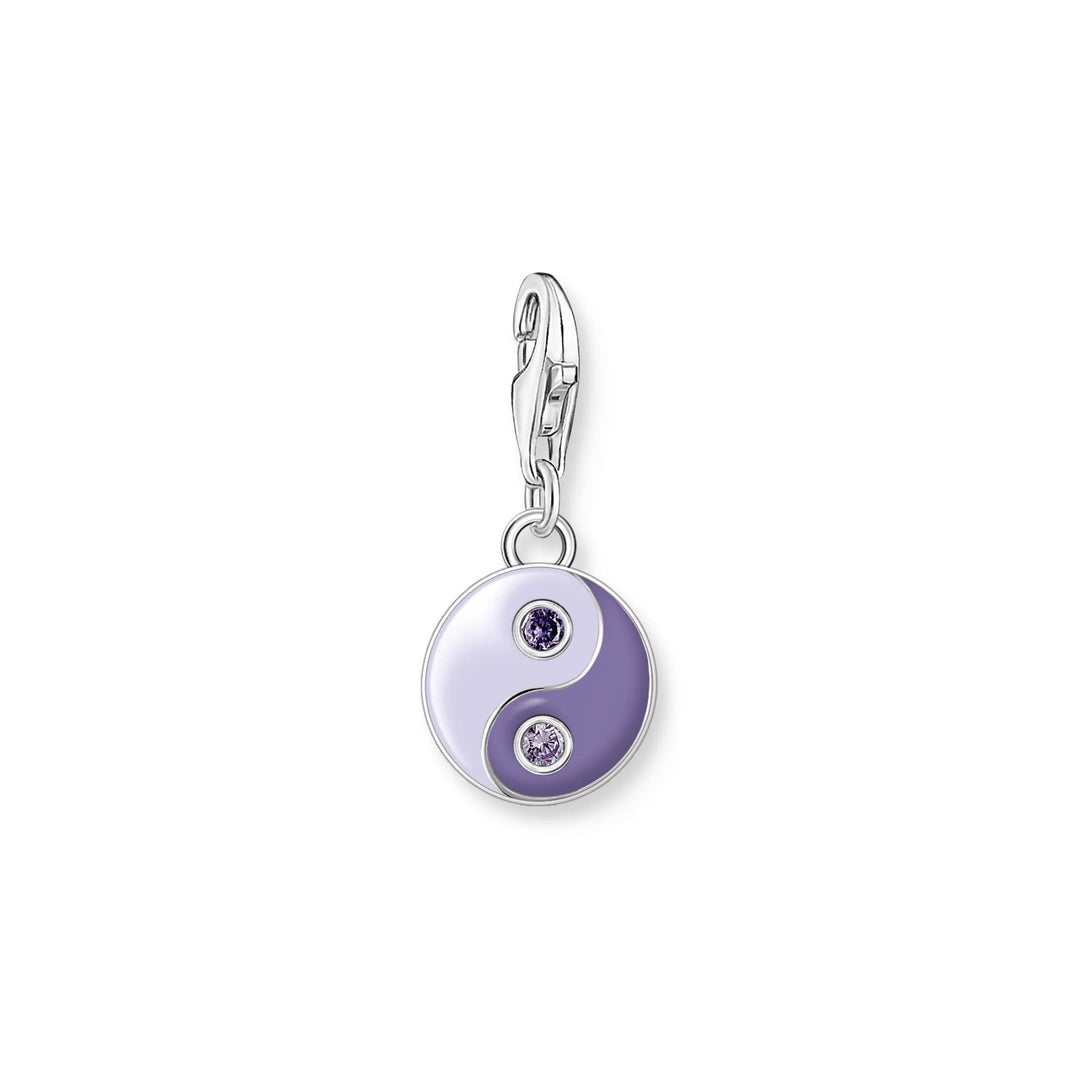 THOMAS SABO Charm Pendant Ying Yang Violet CC1918