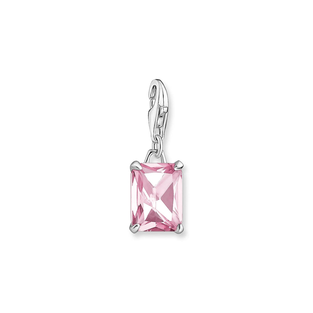 THOMAS SABO Charm Pendant Pink Octagon Stone CC1920