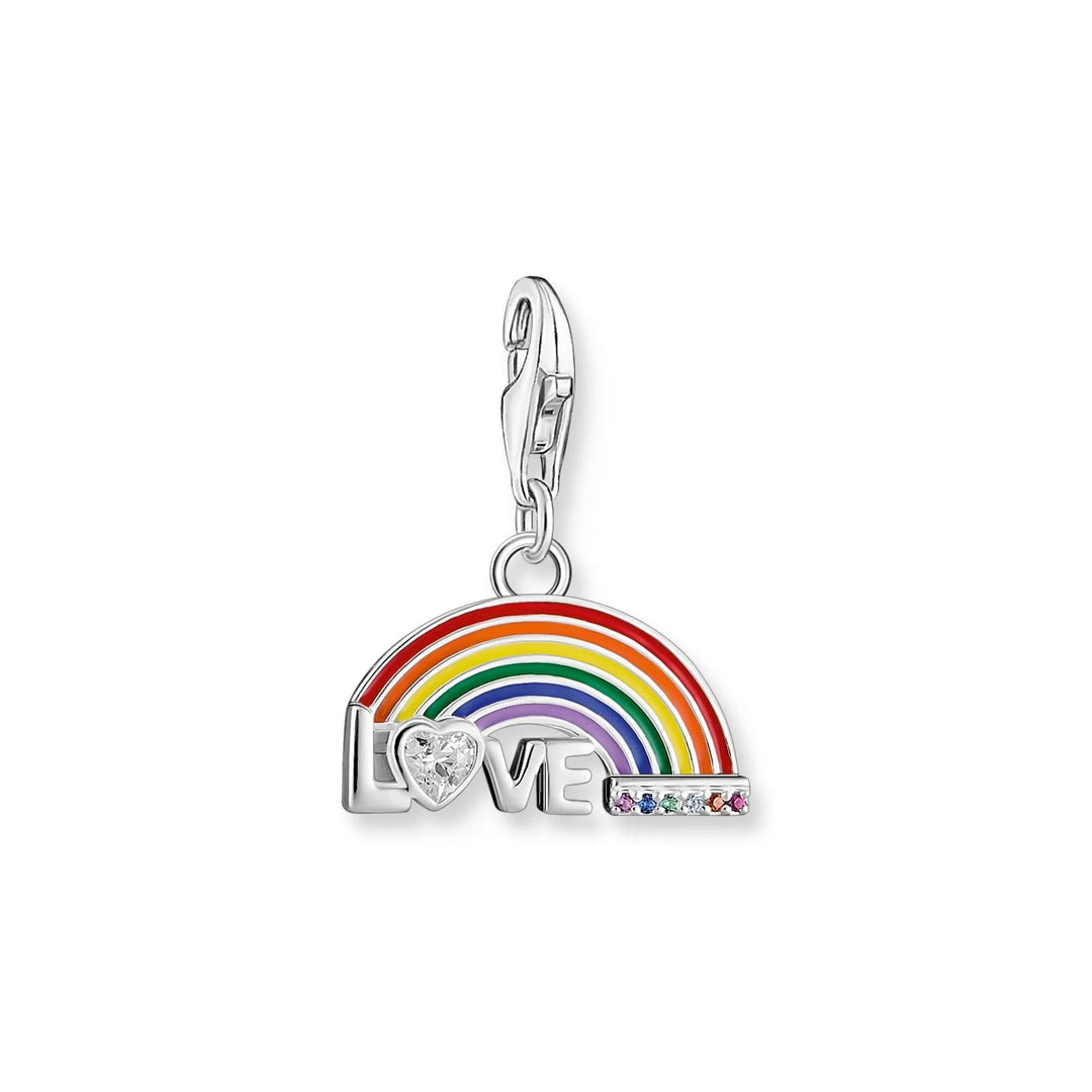 THOMAS SABO Charm Pendant Rainbow Multicoloured Stones CC1925