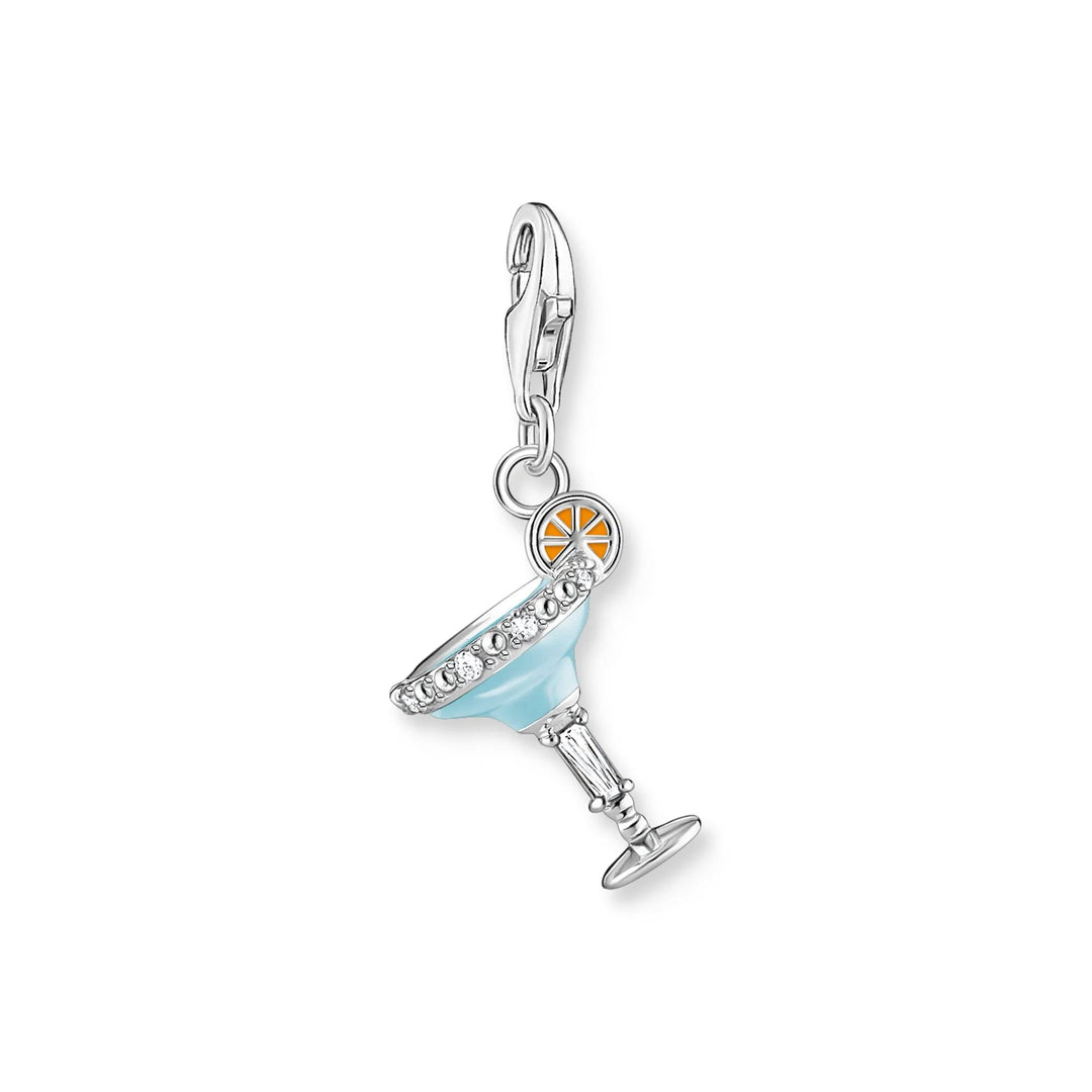 THOMAS SABO Charm Pendant Turquoise Cocktail Glass CC1930