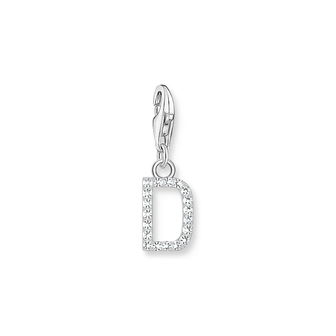 THOMAS SABO Charm Pendant Letter D Silver CC1944