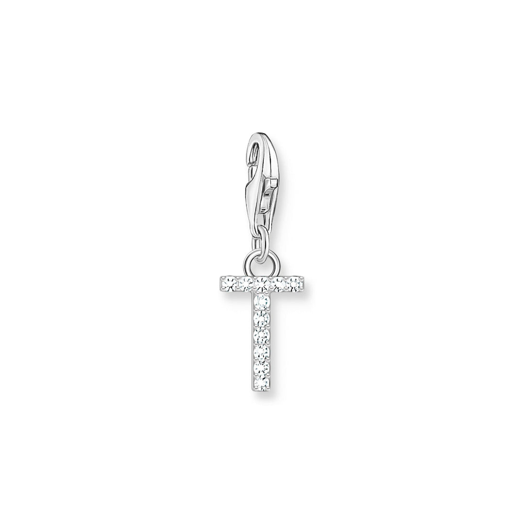 THOMAS SABO Charm Pendant Letter T Silver CC1957