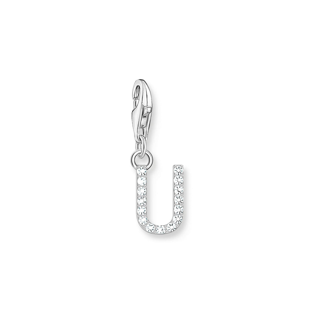 THOMAS SABO Charm Pendant Letter U Silver CC1958