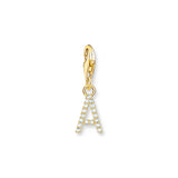 THOMAS SABO Charm Pendant Letter A Gold Plated CC1964