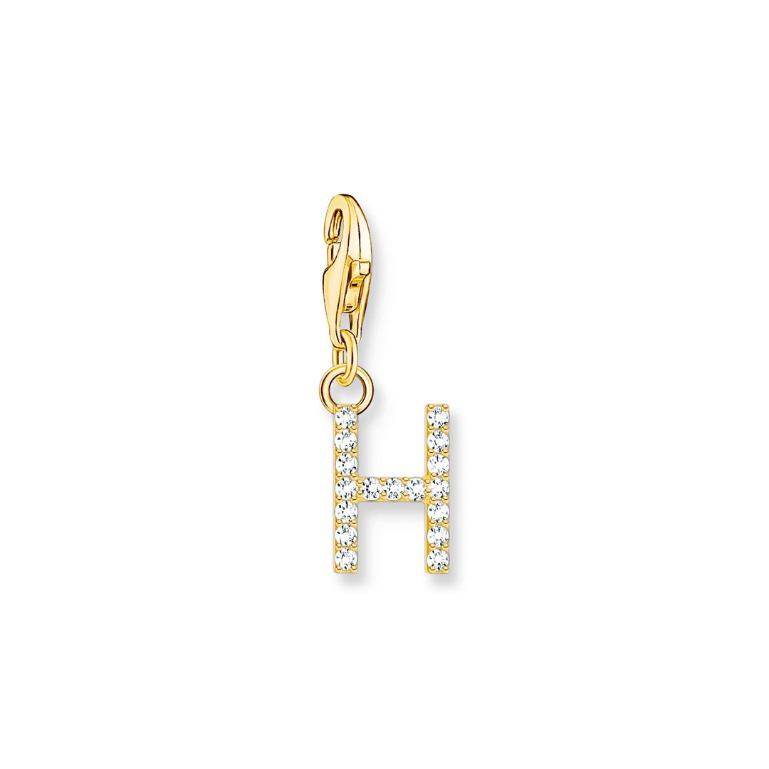 THOMAS SABO Charm Pendant Letter H Gold Plated CC1971