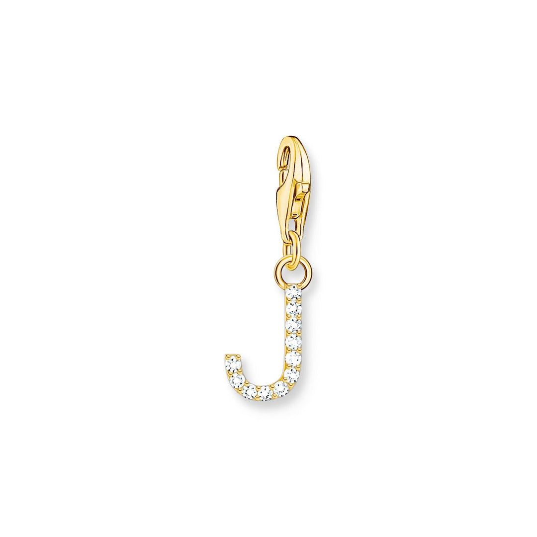 THOMAS SABO Charm Pendant Letter J Gold Plated CC1973