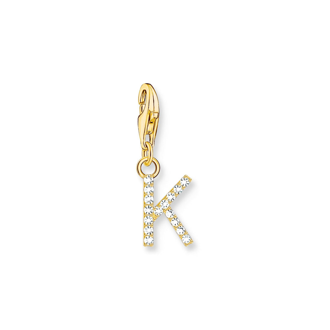 THOMAS SABO Charm Pendant Letter K Gold Plated CC1974