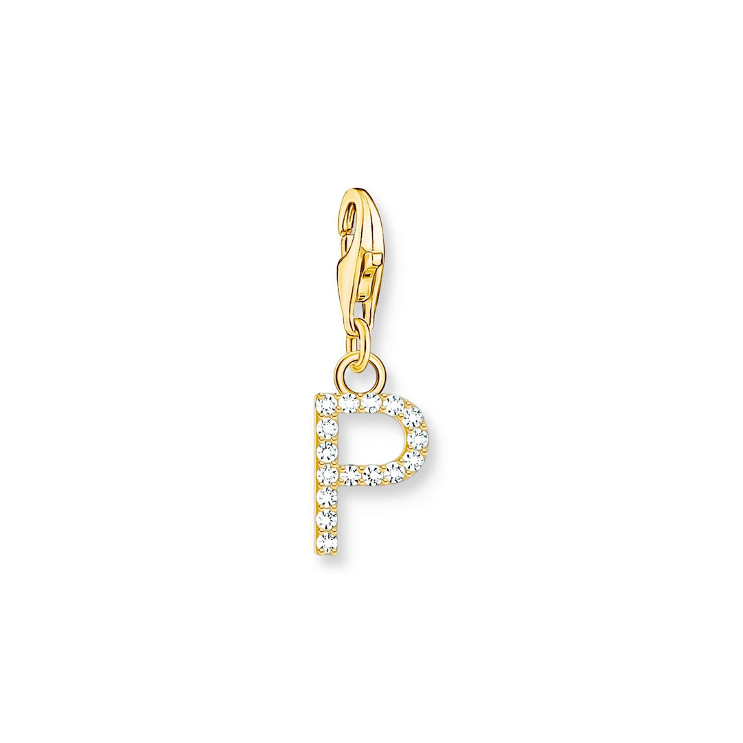 THOMAS SABO Charm Pendant Letter P Gold Plated CC1979