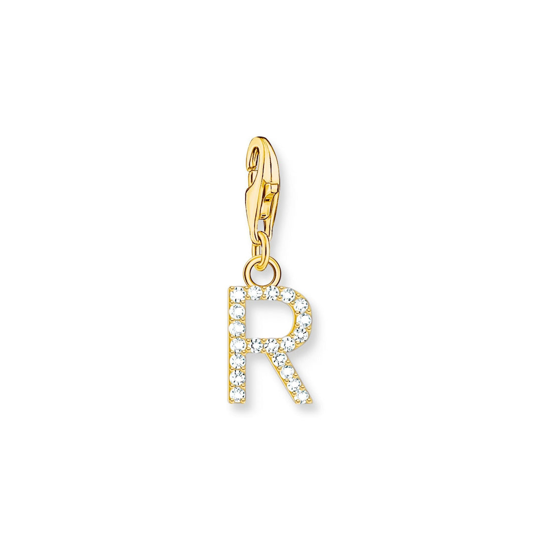 THOMAS SABO Charm Pendant Letter R Gold Plated CC1981