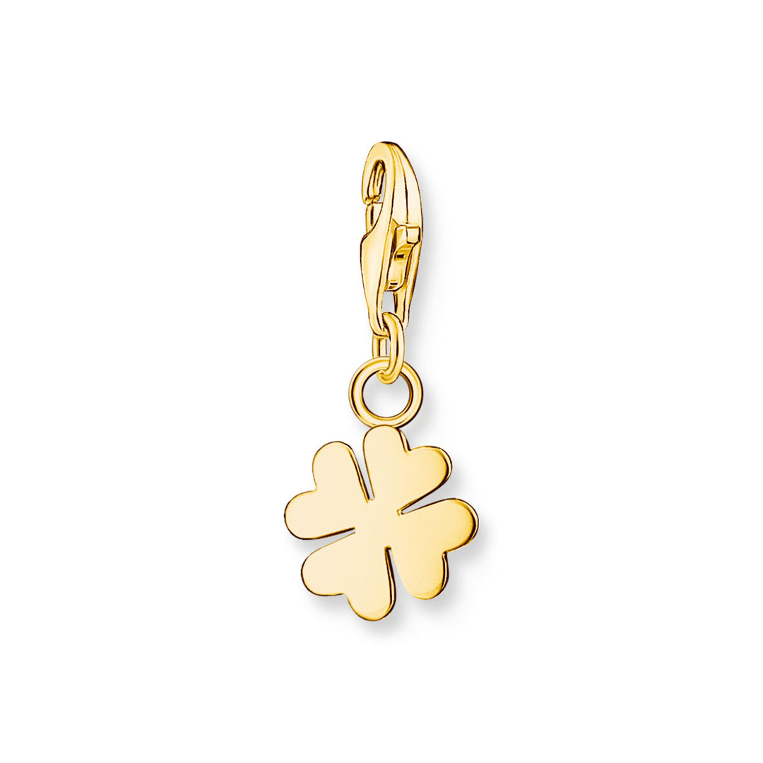 THOMAS SABO Charm Pendant Cloverleaf Gold Plated CC1991