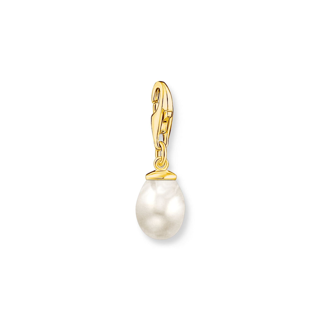 THOMAS SABO Charm Pendant Pearl Gold Plated CC1996