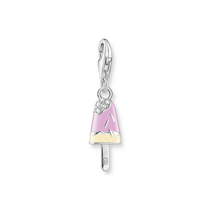 THOMAS SABO Charm Pendant Popsicle with White Stones Silver CC1999