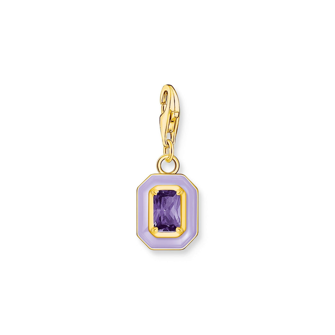 THOMAS SABO Violet Octagon Charm Pendant CC2034