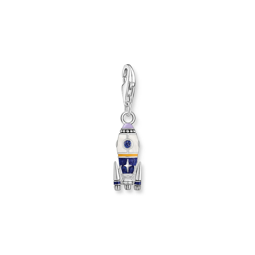 THOMAS SABO Charm Pendant Rocket with Colourful Stones CC2038