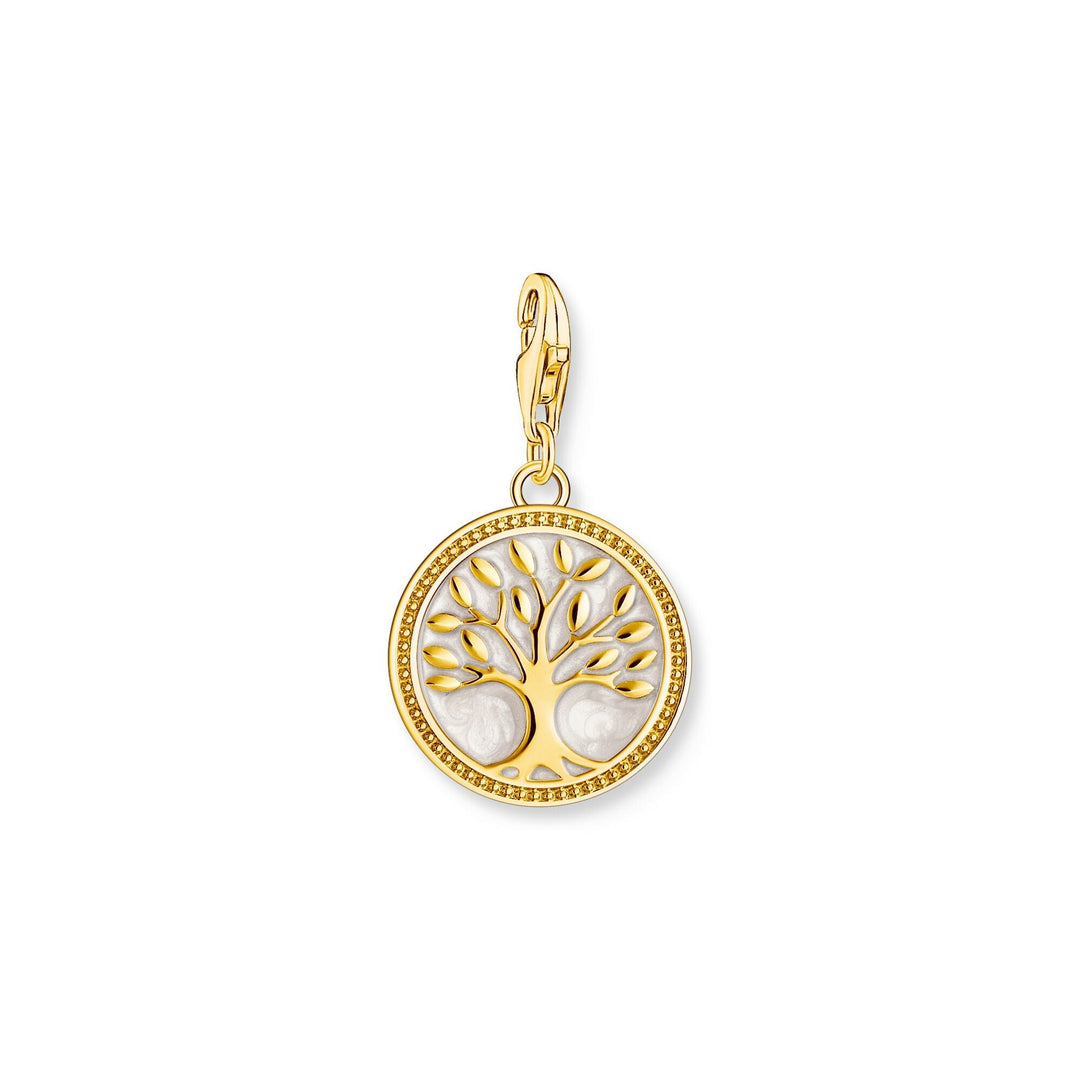 THOMAS SABO Yellow-Gold Plated Tree Of Love Charm CC2057