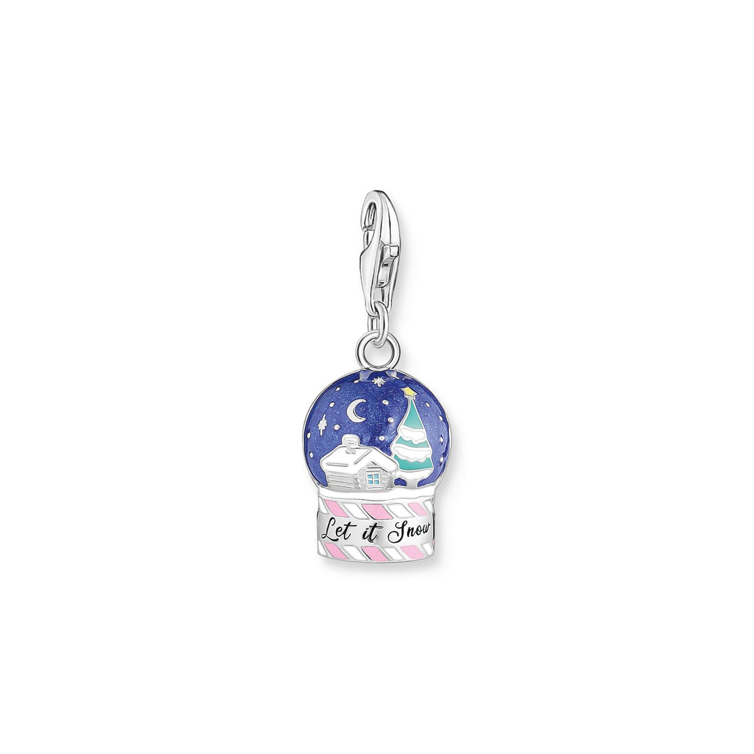 THOMAS SABO Silver Blackened Snowball Charm CC2063