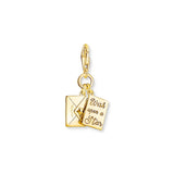 THOMAS SABO Yellow-Gold Plated Wish Upon A Star Letter Charm CC2065