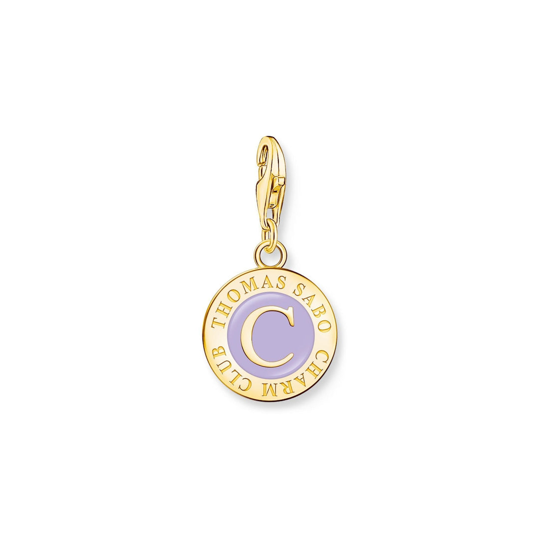 THOMAS SABO Violet Member Coin Charm CC2105