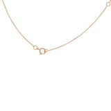 "F" Rose Gold Initial Necklace