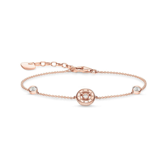 THOMAS SABO Sparkling Circles Rose Gold Stones Bracelet TA1882R