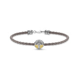 Thomas Sabo Leather Bracelet Tree Of Love | The Jewellery Boutique