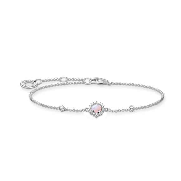 Thomas Sabo Bracelet Pink Stone Silver | The Jewellery Boutique