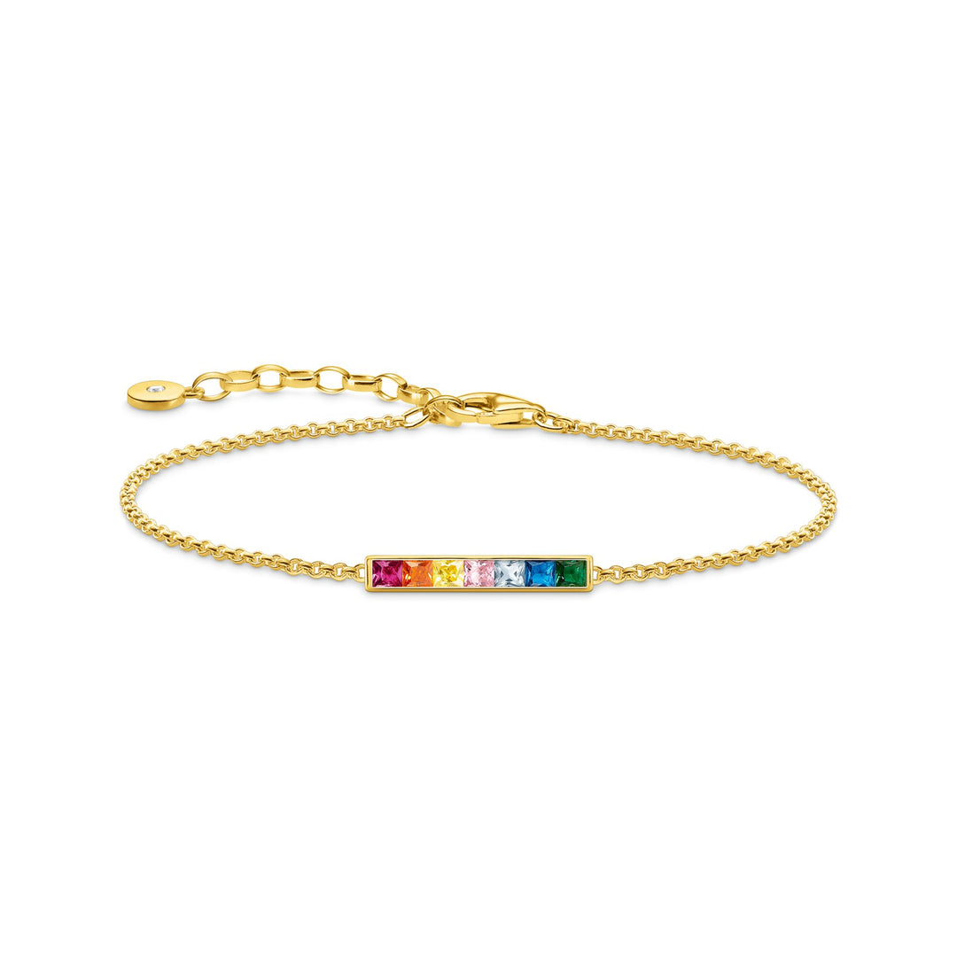 Thomas Sabo Bracelet colourful stones gold TA2068MCY