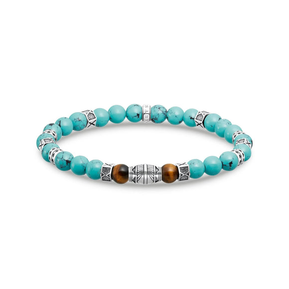 THOMAS SABO Turquoise Bead Element's Bracelet TA2087TU