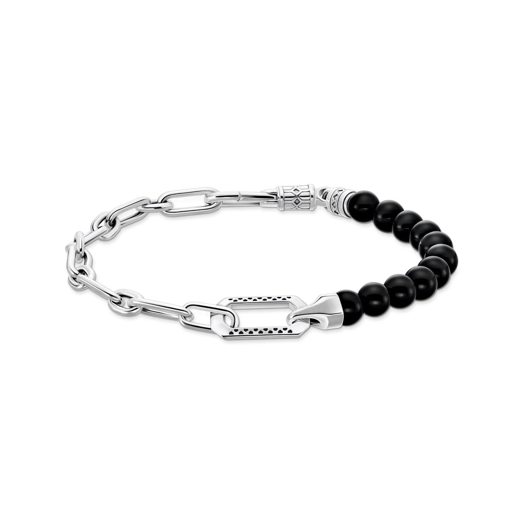 THOMAS SABO Rebel Onyx Bead Bracelet TA2088