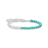 THOMAS SABO Link Chain Turquoise Bead Bracelet TA2098TU