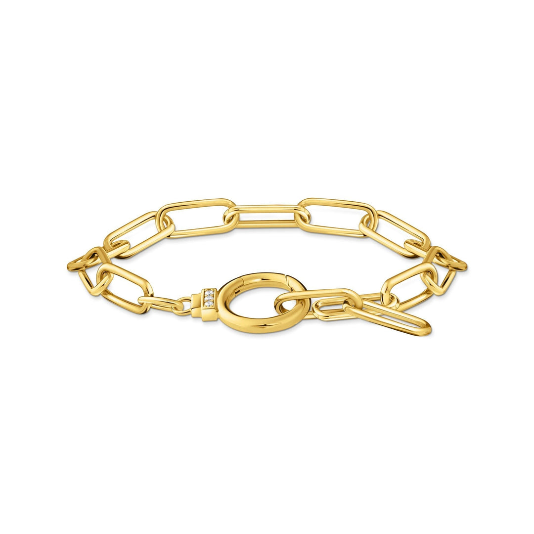 THOMAS SABO Golden Link Zirconia Bracelet TA2133Y