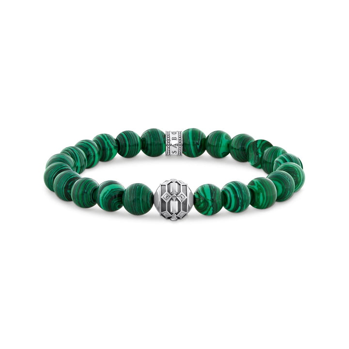 THOMAS SABO Malachite and Red Tiger's Eye Bead Bracelet TA2135GR