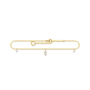 Thomas Sabo Anklet white stone