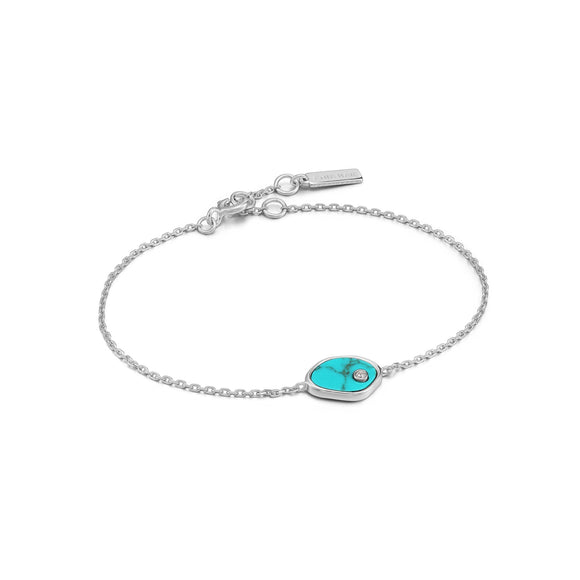 Ania Haie Silver Tidal Turquoise Bracelet | The Jewellery Boutique