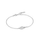 Ania Haie Silver Wave Link Bracelet B044-01H