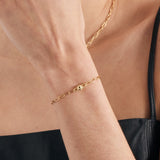 Ania Haie Gold Orb Link Chunky Chain Bracelet B045-02G