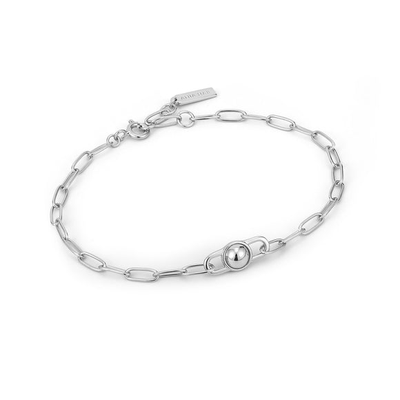 Ania Haie Silver Orb Link Chunky Chain Bracelet B045-02H