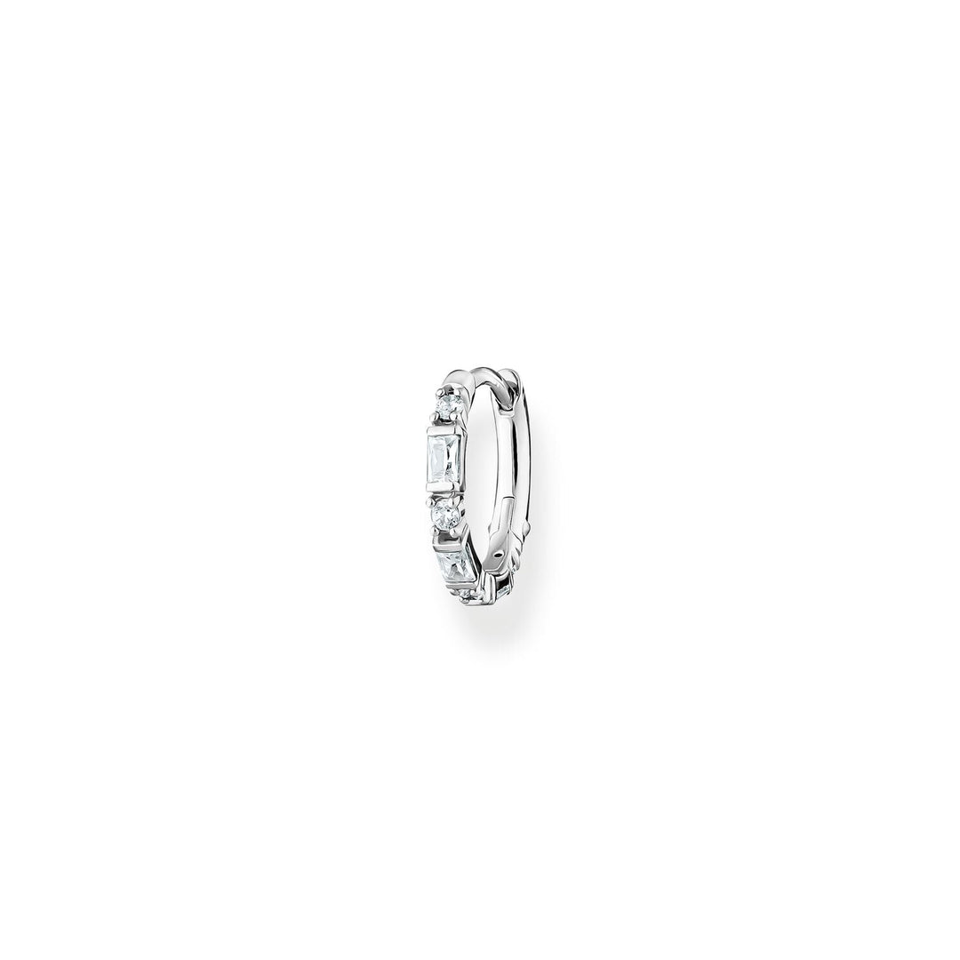 Thomas Sabo Single Hoop Earring Stones Silver | The Jewellery Boutique