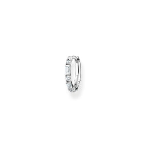 Thomas Sabo Single Hoop Earring Stones Silver | The Jewellery Boutique