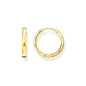 Hoop earrings small gold