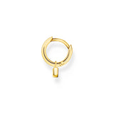 Thomas Sabo Charming Single Hoop Earring with Padlock Pendant Gold TCR700Y