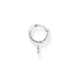 Thomas Sabo Charming Single Hoop Earring with Moon Pendant Silver TCR708
