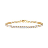 Bronzallure Altissima Tennis Golden Bracelet| The Jewellery Boutique
