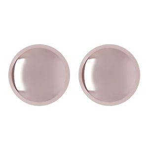 Bronzallure Clip On Button Earrings