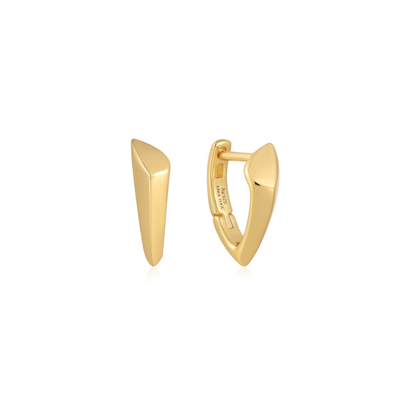 Ania Haie Gold Arrow Huggie Hoop Earrings E049-06G