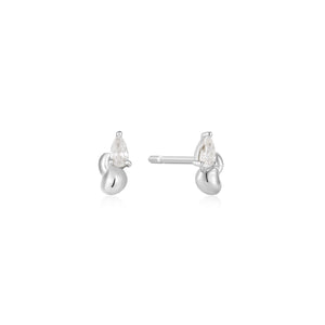 Ania Haie Silver Twisted Wave Stud Earrings E050-02H