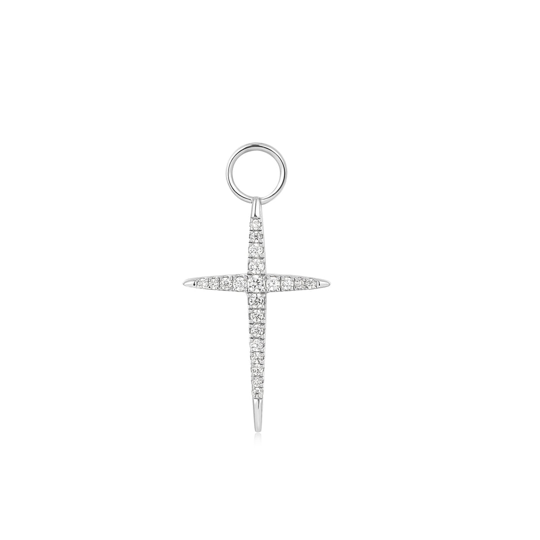 Ania Haie Silver Cross Earring Charm EC048-14H